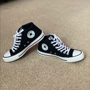 Black and White Converse